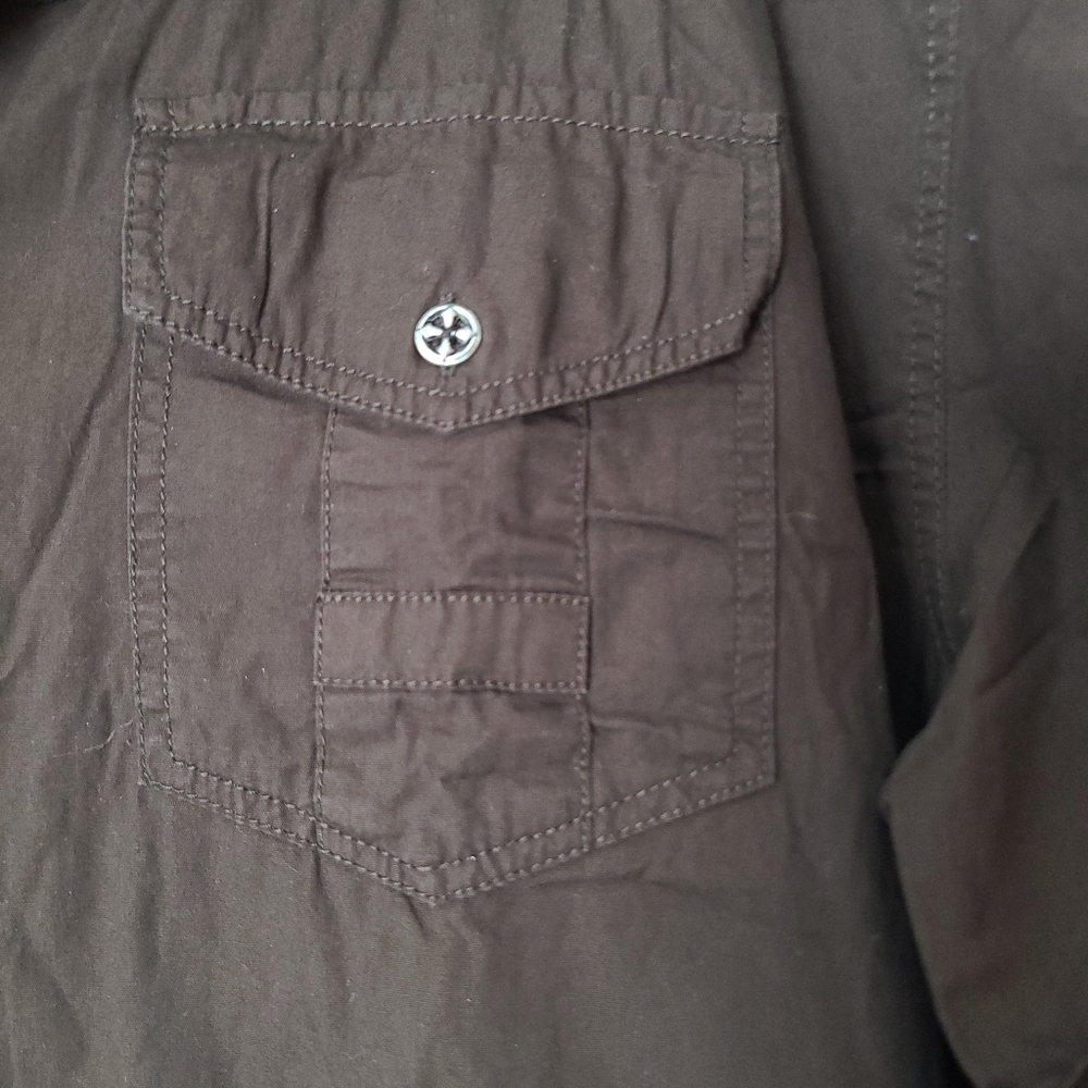 Affliction Brown Button Down Shirt - image 3